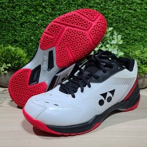 YONEX Power Cushion 65 X3 Men's Indoor Court Shoe - red/white US 8.5 NEW